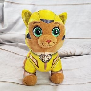 Paw Patrol Cat Pack Leo Plush Stuffed Toy 7 Inch 2021 Satin Nylon Yellow Brown